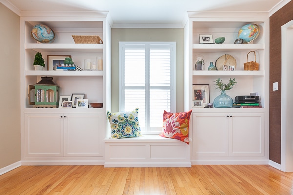 Built-Ins and Bench Seat in Glen Ellyn, Illinois