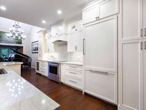 Custom White Custom Cabinets in Naperville, Illinois