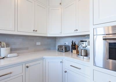 benjamin moore simply white kitchen cabinets in long grove, illinois, double sided island seating inset cabinet frame